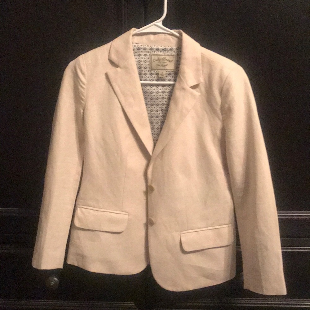 Lucky brand off white linen blazer